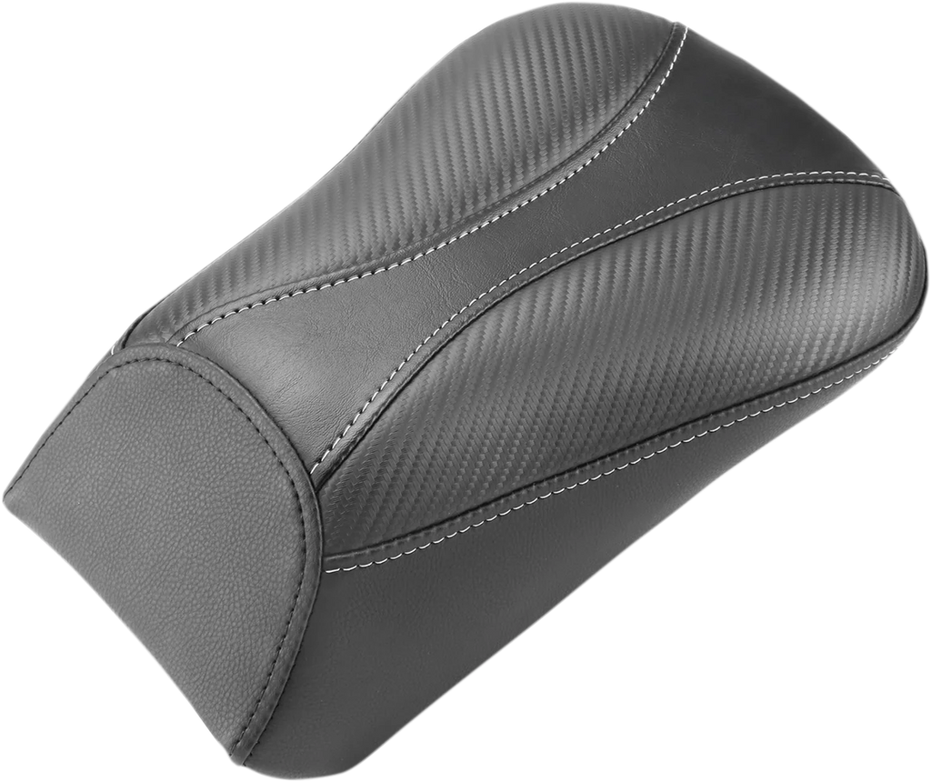 Saddlemen Dominator Pillion Pad - Standard Reach - Black w/ Gray Stitching 800-01-0162 - Main Product View