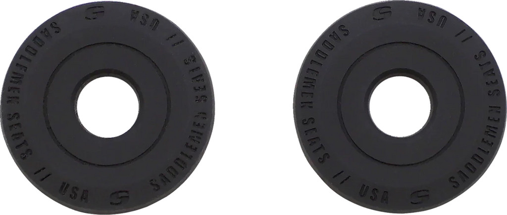 Saddlemen Dominator Pillion Pad - Standard Reach - Black w/ Gray Stitching 806-23-0162 - Side View