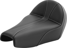 Load image into Gallery viewer, Saddlemen Dominator Seat - Black w/ Silver Stitching - XL '04-'22 807-11B-0042 - Main Product View