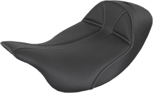 Load image into Gallery viewer, Saddlemen Dominator Seat - Low - Solo - Black w/ Gray Stitching - FL '08-'23 808-07B-0042L - Main Product View