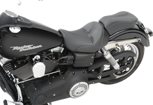 Load image into Gallery viewer, Saddlemen Dominator Solo Seat - w/o Backrest - Black w/ Gray Stitching - FL/FX '06-'17 806-04-0042 - Installation View