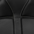 Load image into Gallery viewer, Saddlemen Dominator Solo Seat - w/o Backrest - Black w/ Gray Stitching - FL/FX '06-'17 806-12-0042 - Side View