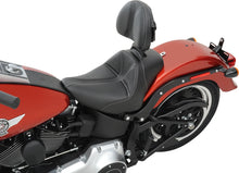 Load image into Gallery viewer, Saddlemen Dominator Solo Seat - w/o Backrest - Black w/ Gray Stitching - FL/FX '06-'17 806-12-0042 - Additional View 5