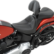 Load image into Gallery viewer, Saddlemen Dominator Solo Seat - w/o Backrest - Black w/ Gray Stitching - FL/FX '06-'17 806-12-0042 - Additional View 6