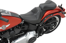 Load image into Gallery viewer, Saddlemen Dominator Solo Seat - w/o Backrest - Black w/ Gray Stitching - FL/FX '06-'17 806-12-0042 - Additional View 7