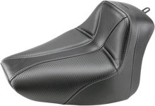 Load image into Gallery viewer, Saddlemen Dominator Solo Seat - w/o Backrest - Black w/ Gray Stitching - FLS/FXS '00-'06 800-01-0042 - Main Product View