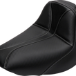 Load image into Gallery viewer, Saddlemen Dominator Solo Seat - w/o Backrest - Black w/ Gray Stitching - FLSTC/N '06-'17 806-15-0042 - Main Product View