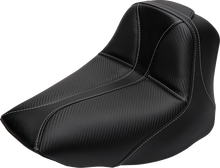 Load image into Gallery viewer, Saddlemen Dominator Solo Seat - w/o Backrest - Black w/ Gray Stitching - FLSTC/N '06-'17 806-15-0042 - Main Product View