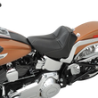 Load image into Gallery viewer, Saddlemen Dominator Solo Seat - w/o Backrest - Black w/ Gray Stitching - FLSTC/N '06-'17 806-15-0042 - Installation View