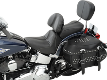Load image into Gallery viewer, Saddlemen Dominator Solo Seat - w/o Backrest - Black w/ Gray Stitching - FLSTC/N '06-'17 806-15-0042 - Additional View 6