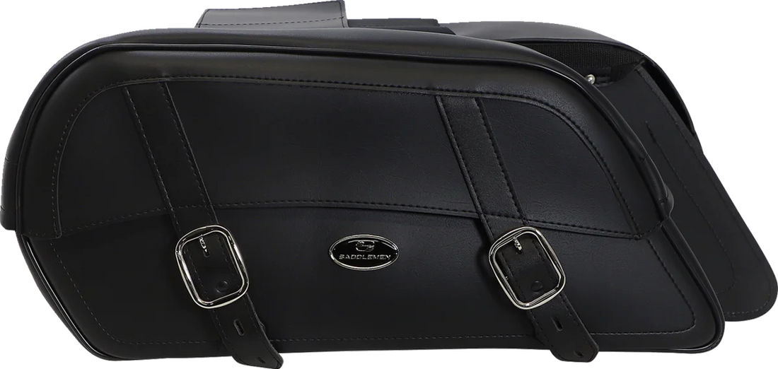 Saddlemen Drifter™ Slant Saddlebags - Extra Jumbo - Back View