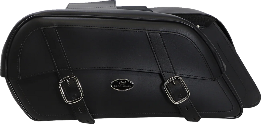 Saddlemen Drifter™ Slant Saddlebags - Extra Jumbo - Back View