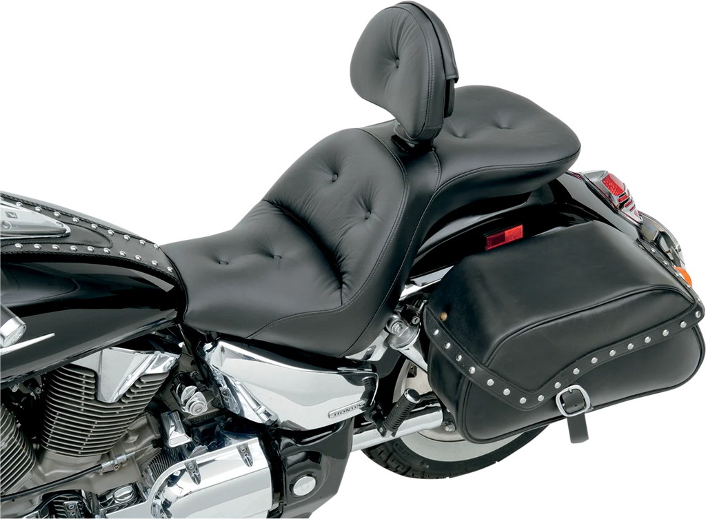 Saddlemen Explorer™ Road Sofa Seat -with Backrest - VTX1300C H04-09-030RS - Installation View