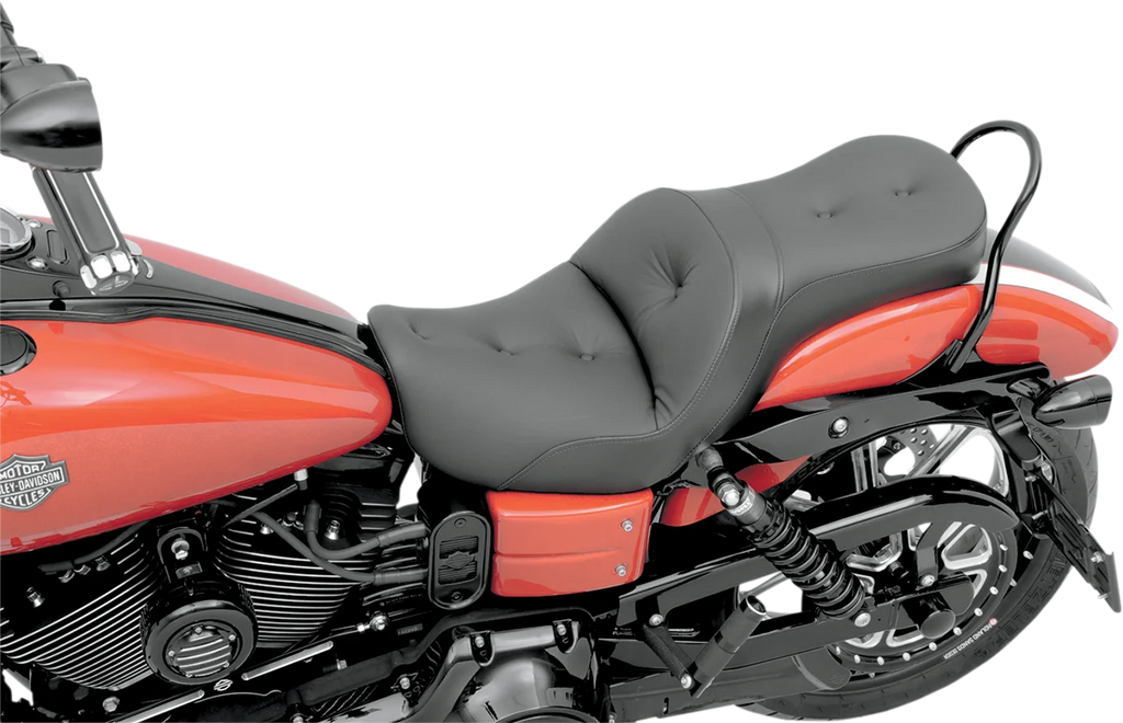 Saddlemen Explorer RoadSofa™ Seat - without Backrest - Dyna '06-'17 806-04-0291RS - Side View