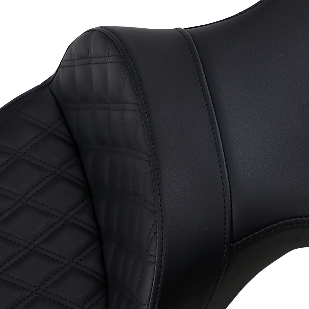 Saddlemen Explorer Seat - Lattice Stitch - FXBR/S '18-'20 818-31-029LS - Side View