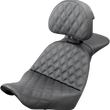 Load image into Gallery viewer, Saddlemen Explorer Seat - Lattice Stitched - Backrest 818-29-030LS - Main Product View