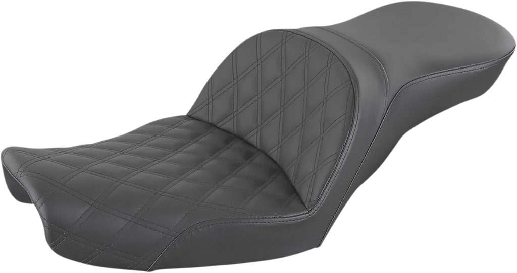 Saddlemen Explorer Seat - Lattice Stitched - Dyna 896-04-029LS - Main Product View