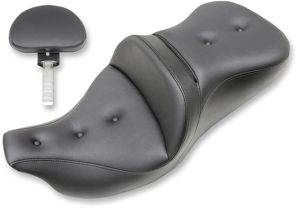 Saddlemen Extended Reach Roadsofa™ Seat - Pillow Top - Backrest - '08-'23 FL 808-07B-183BR - Main Product View