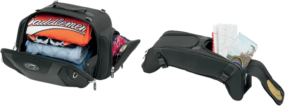 Saddlemen FTB2500 Sport Sissy Bar and Combo Bag - Installation View