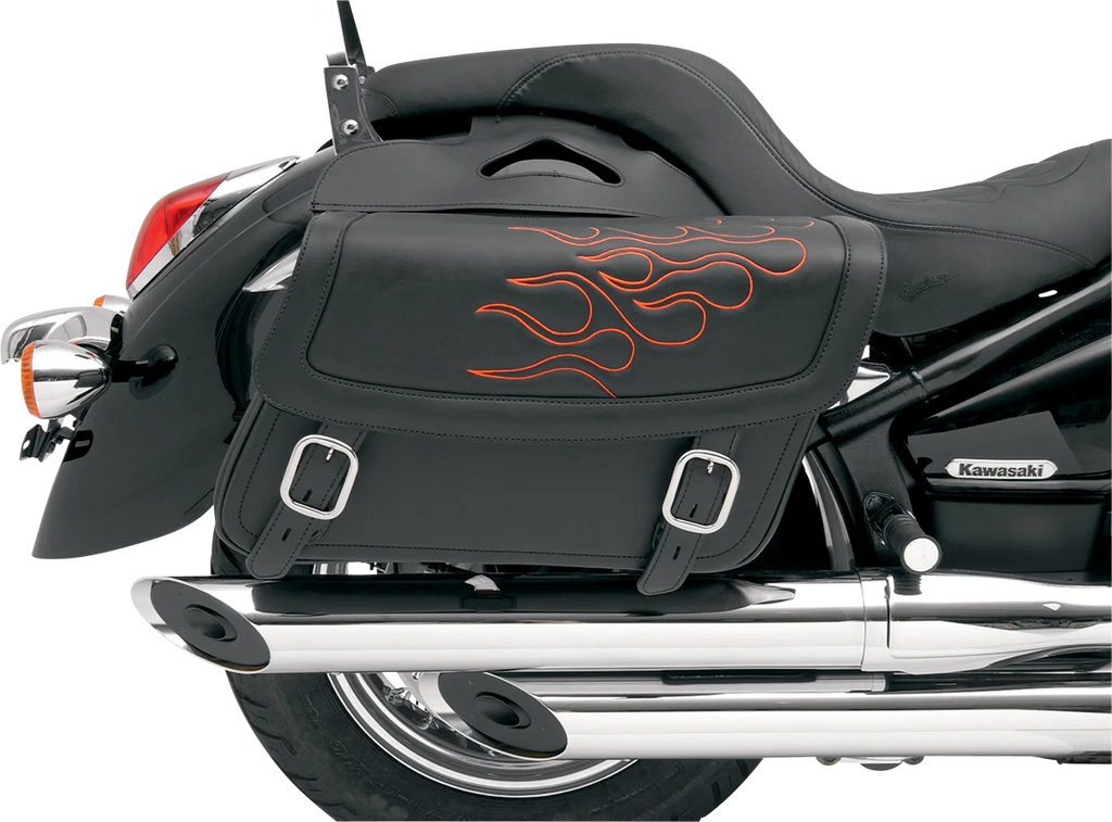 Saddlemen Flame Saddlebag - Orange - Large X021-05-0416 - Main Product View