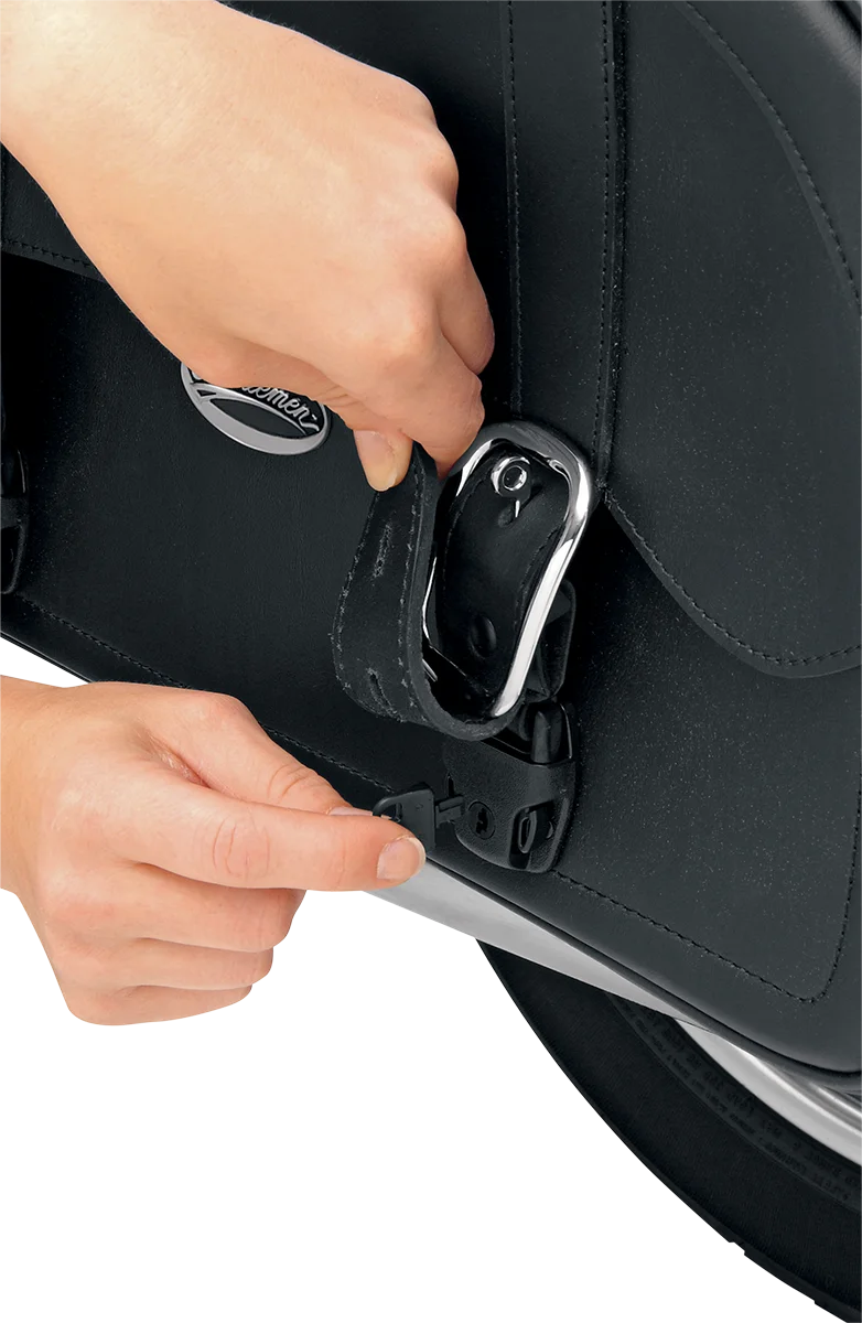 Saddlemen Flame Saddlebag - Orange - Large X021-05-0416 - Installation View