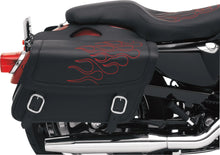Load image into Gallery viewer, Saddlemen Flame Saddlebag - Orange - Large X021-05-0416 - Additional View 5