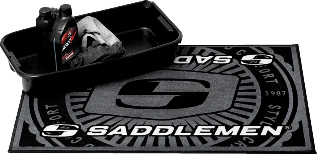 Saddlemen Floor Mat - 36" x 24" FM-001 - Side View