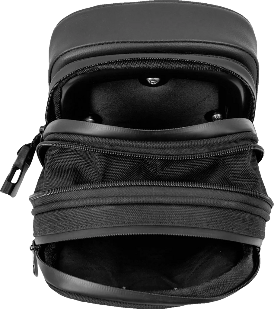 Saddlemen Fundamentals Sissy Bar Bag - Black EX000978 - Back View