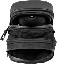 Load image into Gallery viewer, Saddlemen Fundamentals Sissy Bar Bag - Black EX000978 - Back View