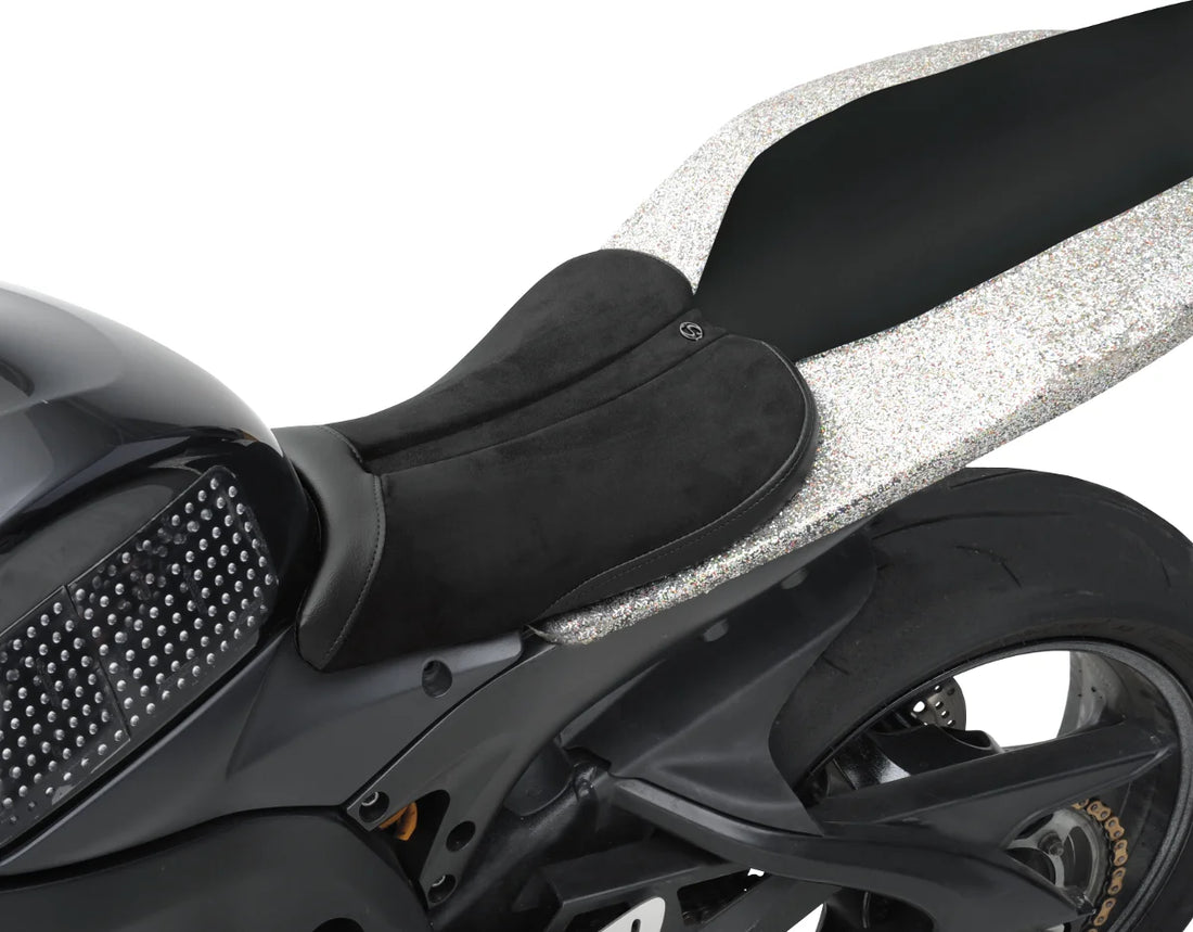 Saddlemen Gel Channel™ Sport Seat - Black - GSXR 600/750 - Installation View