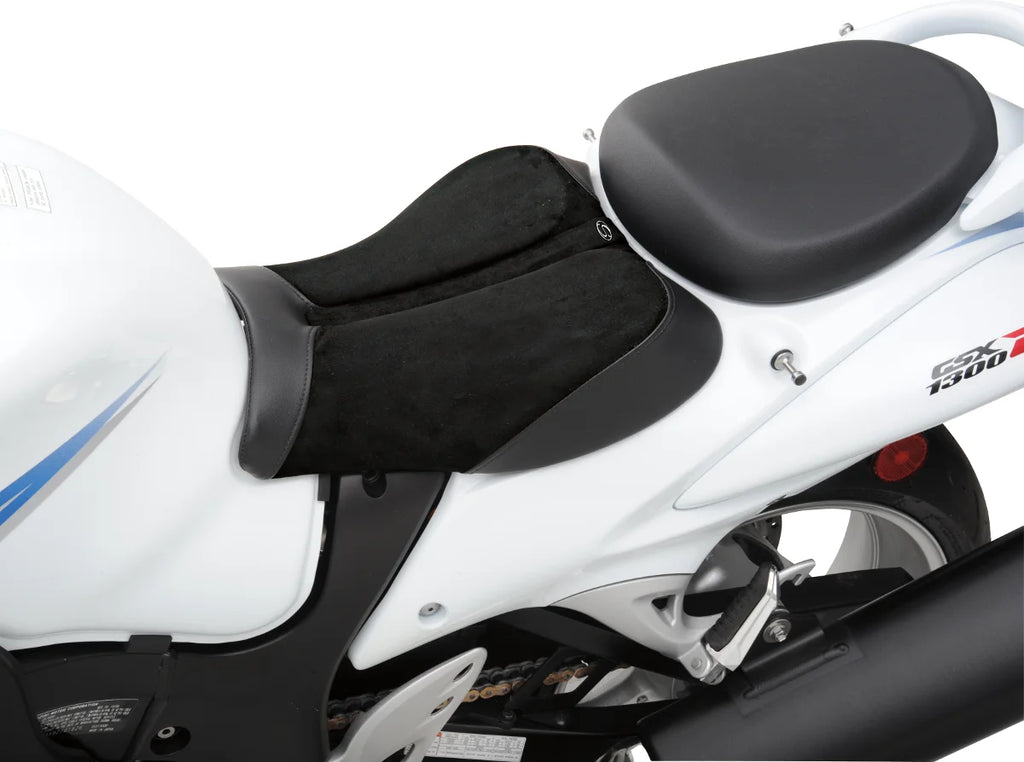 Saddlemen Gel Channel™ Sport Seat - Black - Hayabusa - Installation View