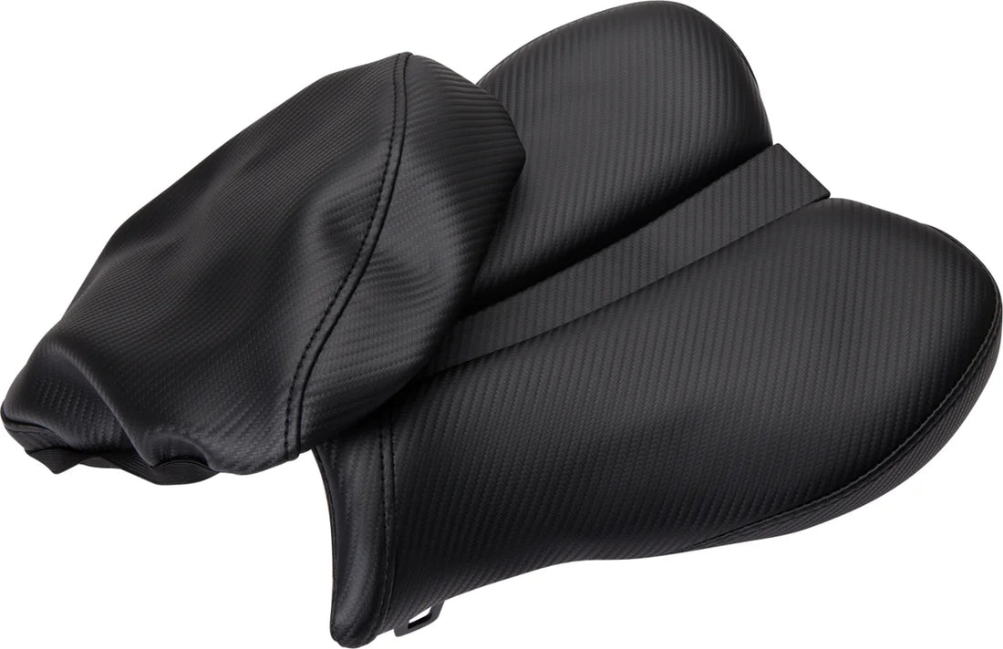 Saddlemen Gel Channel™ Track Carbon Fiber Sport Seat - Black - GSXR 1000 0810-S023 - Side View