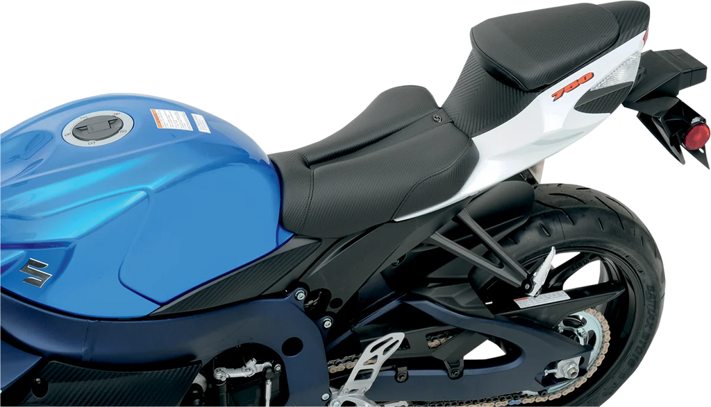 Saddlemen Gel Channel™ Track Carbon Fiber Sport Seat - Black - GSXR 600/750 0810-S029 - Main Product View