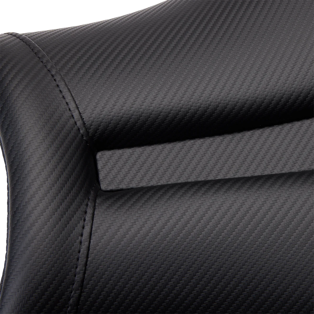 Saddlemen Gel Channel™ Track Carbon Fiber Sport Seat - Black - Hayabusa 0810-S025 - Side View