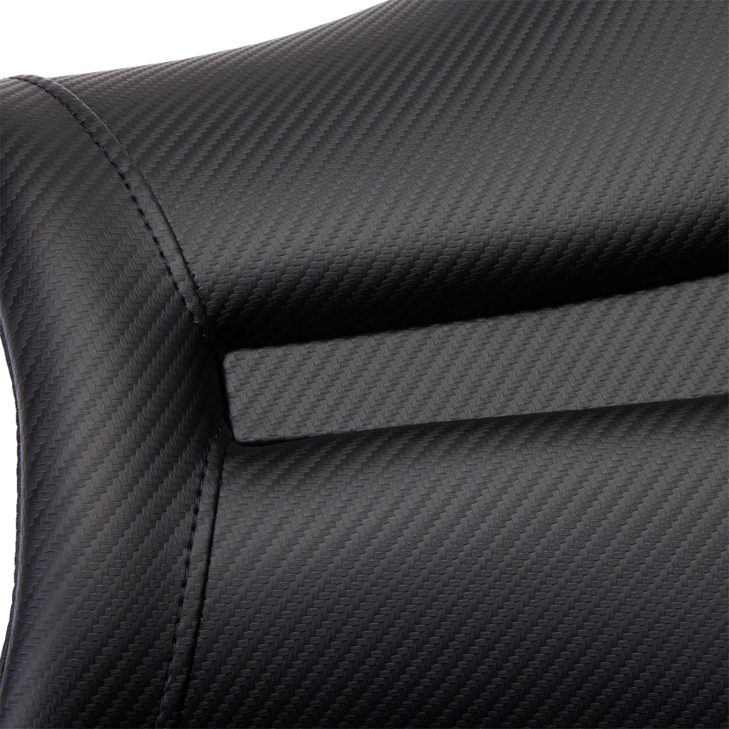 Saddlemen Gel Channel™ Track Carbon Fiber Sport Seat - Black - Hayabusa 0810-S025 - Side View