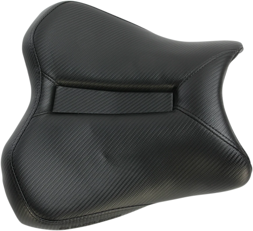 Saddlemen Gel Channel™ Track Carbon Fiber Sport Seat - Black - R1 0810-Y148 - Back View