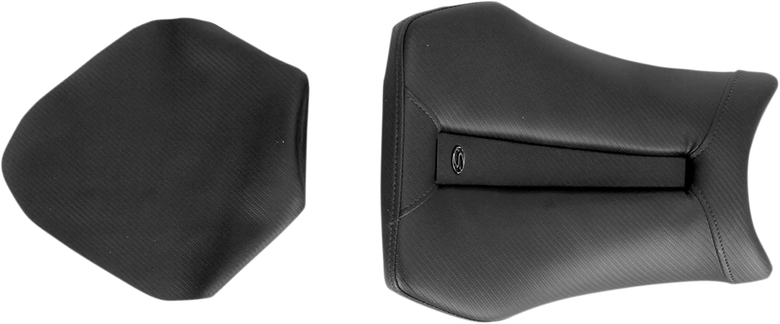 Saddlemen Gel Channel™ Track Carbon Fiber Sport Seat - Black - S1000RR 0810-BM20 - Side View