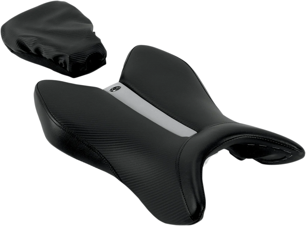 Saddlemen Gel-Channel Track Seat - GSXR 6/7 - Side View