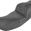 Load image into Gallery viewer, Saddlemen Heated RoadSofa™ Seat - Without Backrest - Black w/Black Stitching - Trikes 808-07B-187THCT - Main Product View