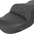 Load image into Gallery viewer, Saddlemen Heated RoadSofa™ Seat - Without Backrest - Black W/Black Stitching 897-07-187HCT - Main Product View