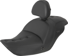 Load image into Gallery viewer, Saddlemen Heated Roadsofa™ Pillow Top Seat - Without Backrest - Black H23-20-181HCT - Side View