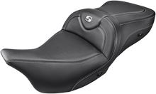 Load image into Gallery viewer, Saddlemen Heated Roadsofa™ Seat - Carbon Fiber 897-06-185HCT - Side View