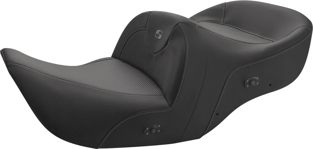 Saddlemen Heated Roadsofa™ Seat - Carbon Fiber - Without Backrest - Black - GL H01-07-185HCT - Main Product View