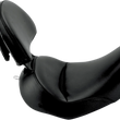 Load image into Gallery viewer, Saddlemen Heels Down Solo Seat - With Backrest - Plain - Black - FLSTC 806-15-0041 - Main Product View