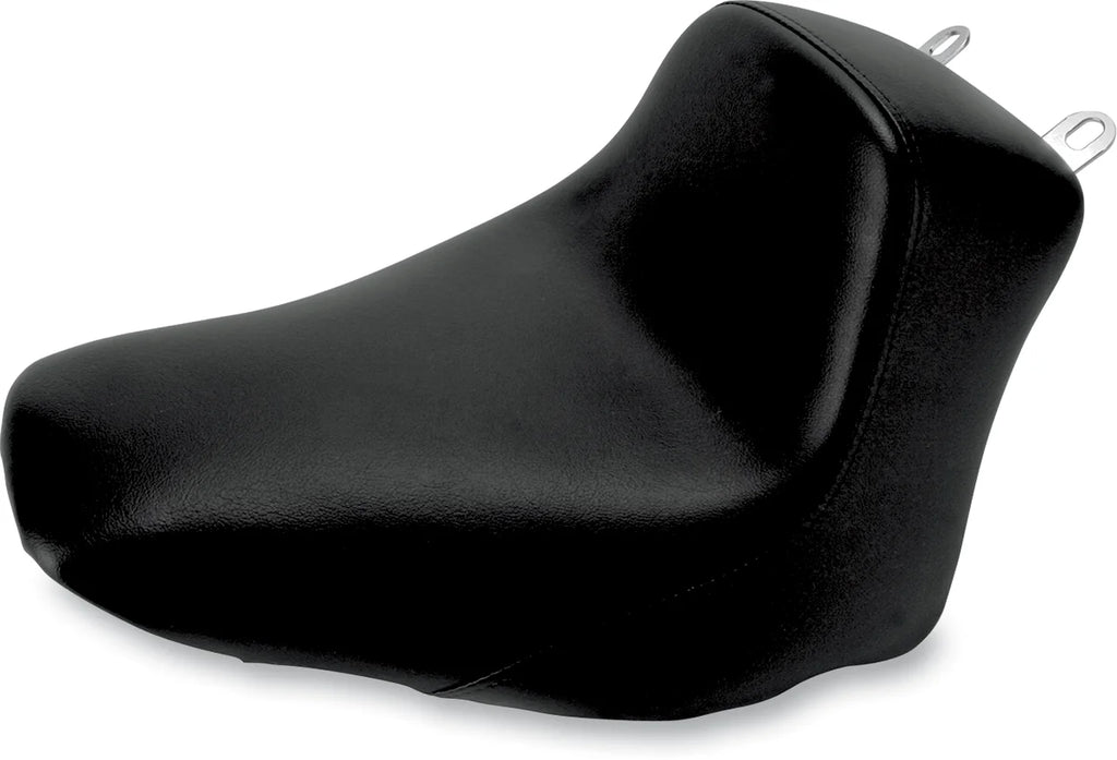 Saddlemen Heels Down Solo Seat - Without Backrest - Plain - Black - FLSTC 806-15-0021 - Main Product View