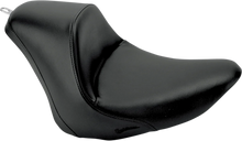 Load image into Gallery viewer, Saddlemen Heels Down Solo Seat - Without Backrest - Plain - Black - FLSTC 806-15-0021 - Side View