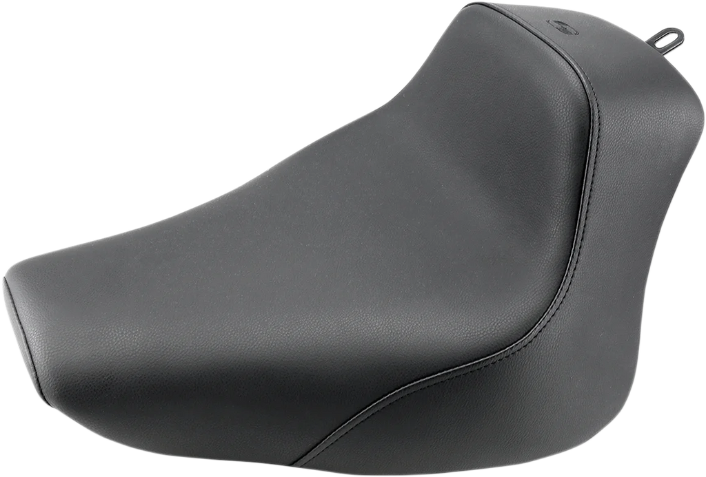 Saddlemen Heels Down Solo Seat - Without Backrest - Plain - Black 800-01-0021 - Main Product View