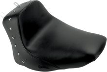 Load image into Gallery viewer, Saddlemen Heels Down Solo Seat - Without Backrest - Studded - Black - FLSTC 806-15-0011 - Main Product View