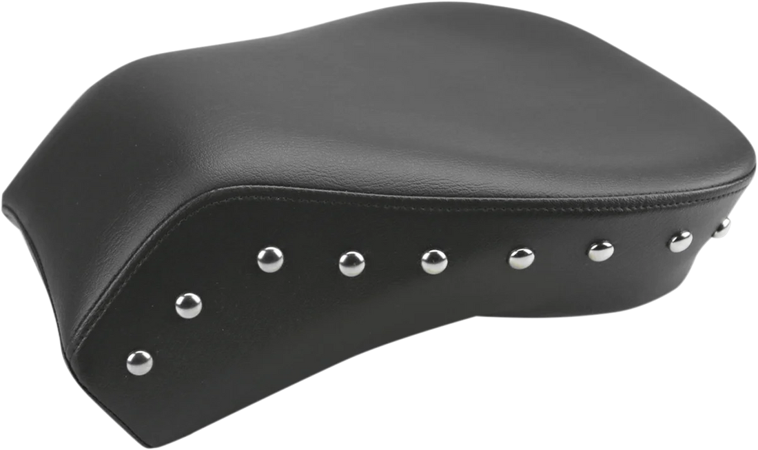 Saddlemen Heels Down Touring Pillion Pad - Plain - Black 806-04-0164 - Side View