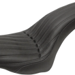 Load image into Gallery viewer, Saddlemen Knuckle 2-Up Seat - Ribbed - Black 806-23-047K - Main Product View